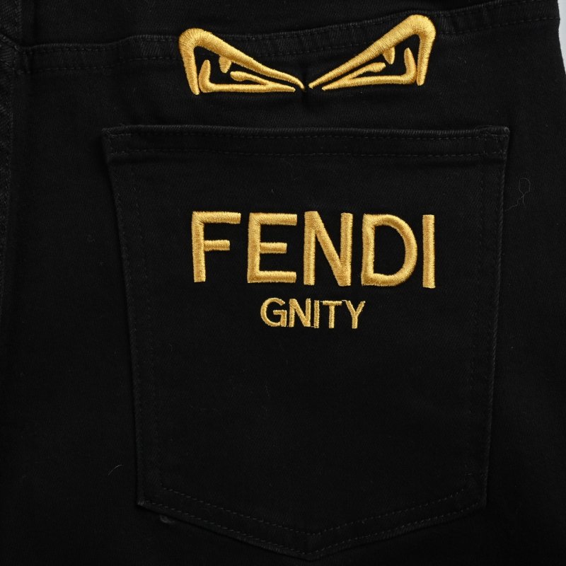 Fendi Gnity Black Denim Jeans view