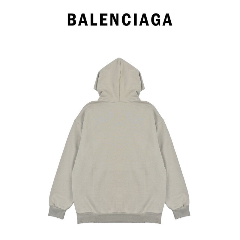 Balenciaga BB Logo Hoodie Beige view