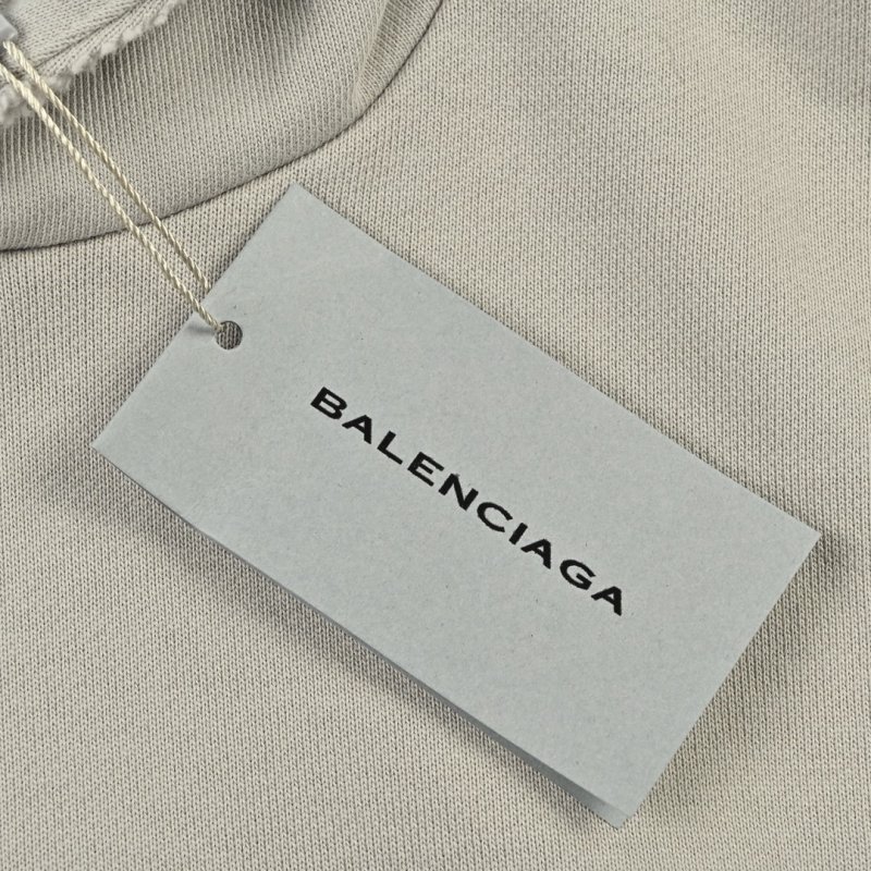 Balenciaga BB Logo Hoodie Beige view