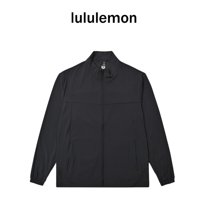 Black Oversized Sun-Protection Windbreaker Jacket view