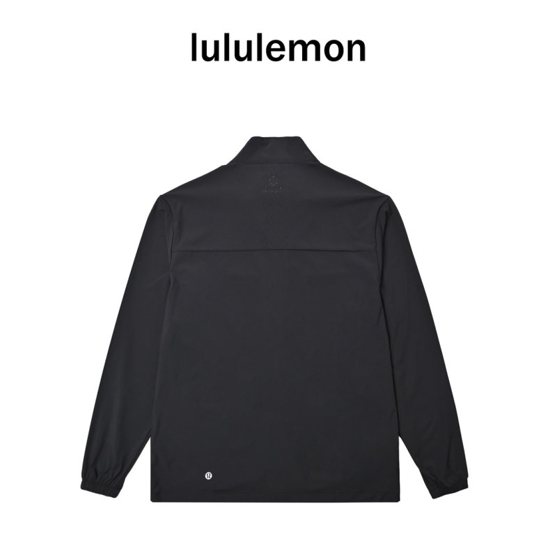 Black Oversized Sun-Protection Windbreaker Jacket view