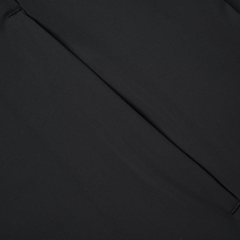 Black Oversized Sun-Protection Windbreaker Jacket view
