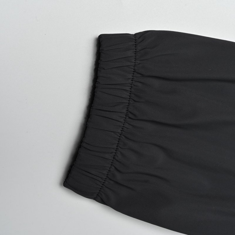 Black Oversized Sun-Protection Windbreaker Jacket view