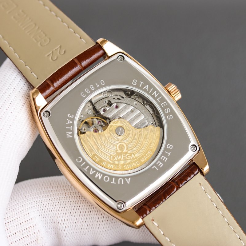 Omega De Ville Gold Diamond Chronograph Watch view