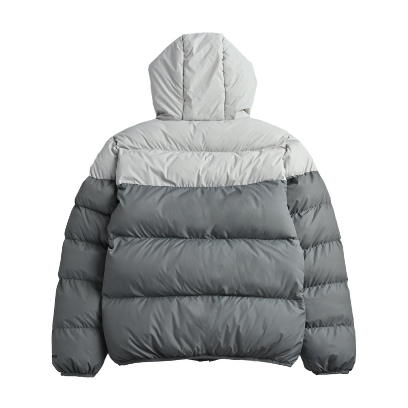 Nike Colorblock Puffer Jacket Grey White view