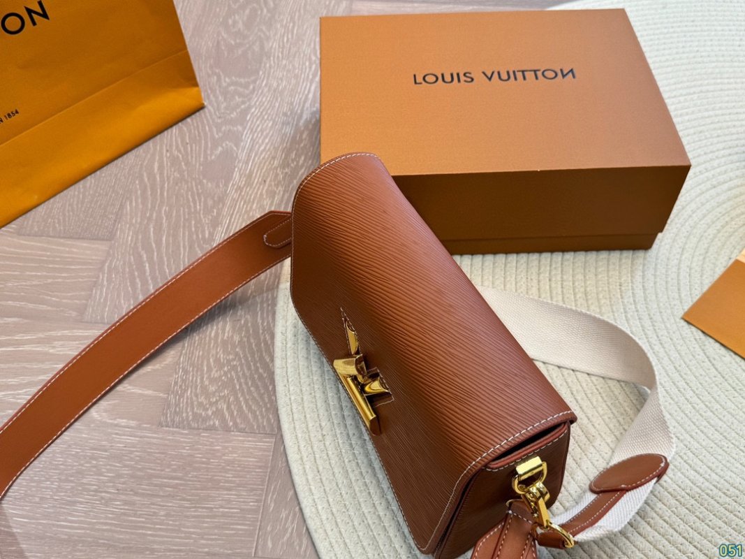 Louis Vuitton Twist Cognac Epi Leather Shoulder Bag view