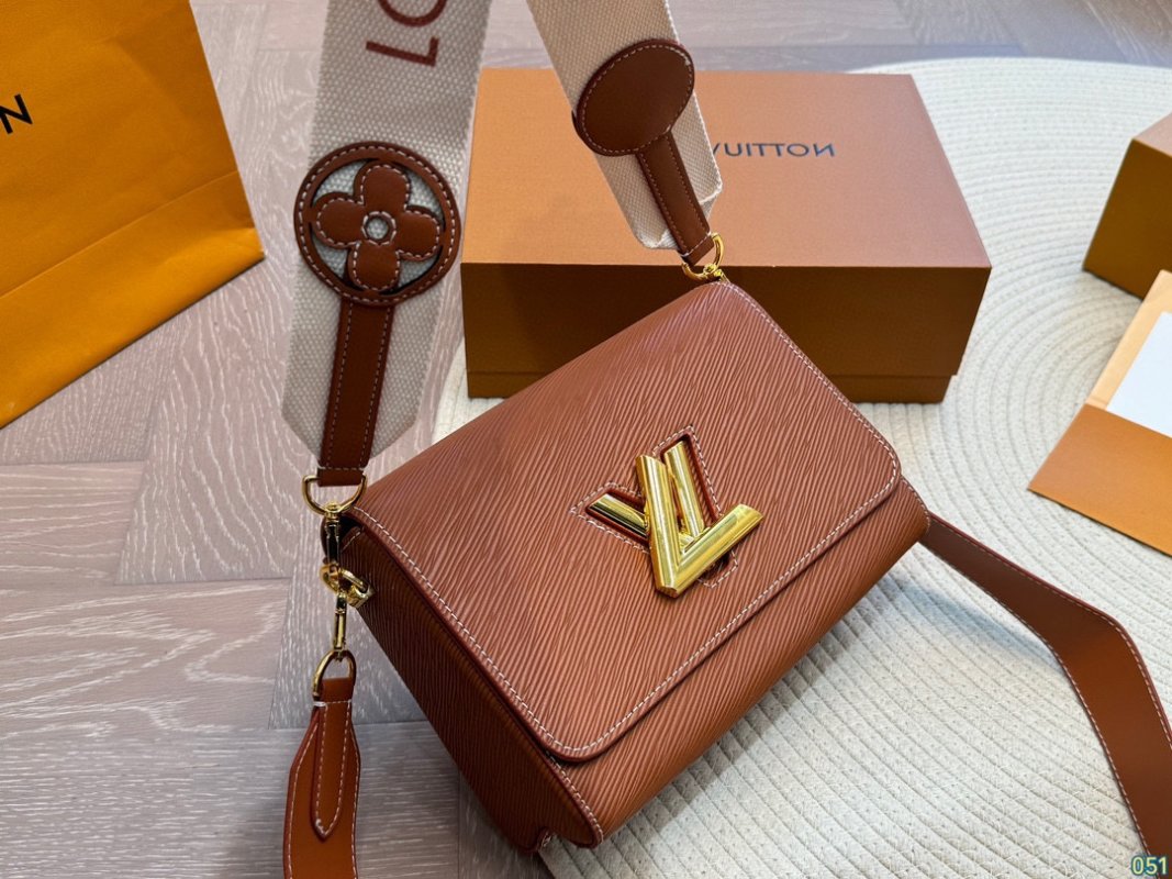 Louis Vuitton Twist Cognac Epi Leather Shoulder Bag view