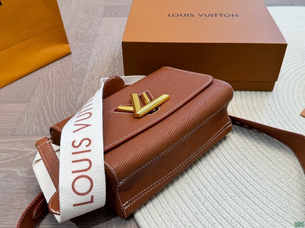 Louis Vuitton Twist Cognac Epi Leather Shoulder Bag view
