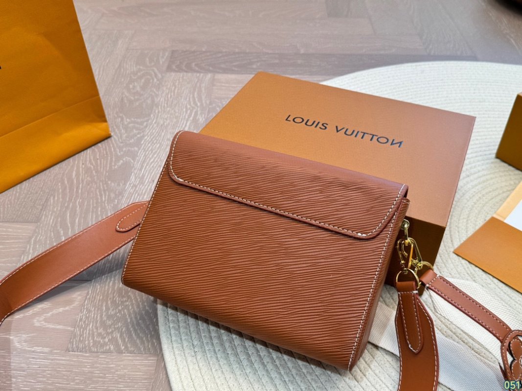 Louis Vuitton Twist Cognac Epi Leather Shoulder Bag view