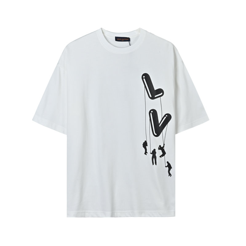 Louis Vuitton Parachute Print Short Sleeve T-Shirt White view