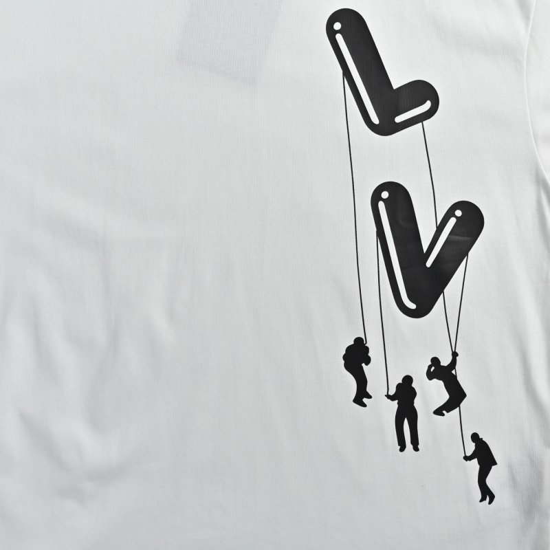 Louis Vuitton Parachute Print Short Sleeve T-Shirt White view