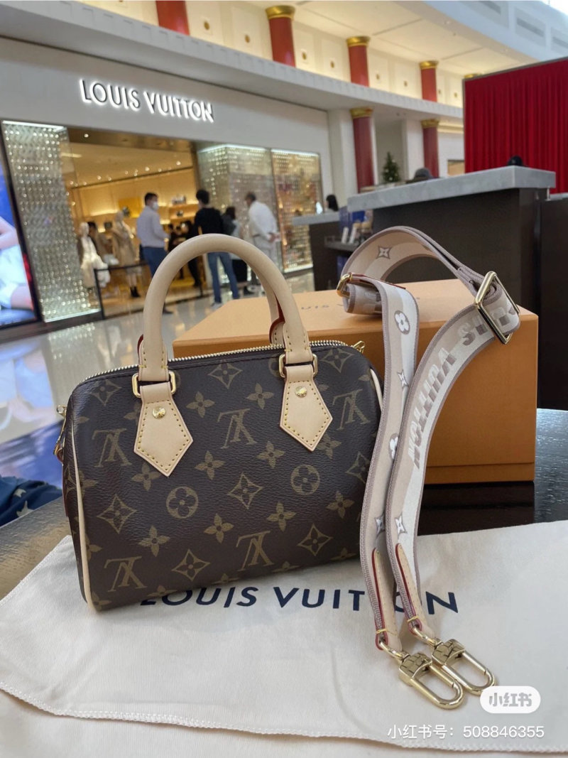 Louis Vuitton Speedy 20 Monogram Handbag - Milk Tea Beige view