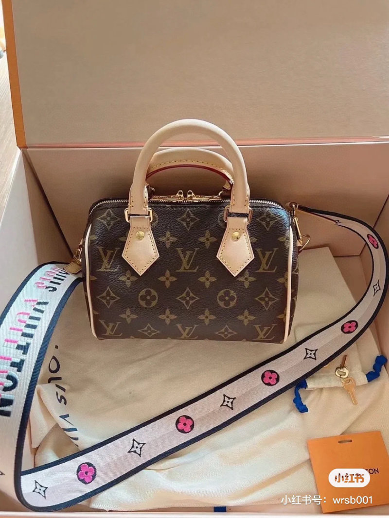 Louis Vuitton Speedy 20 Monogram Handbag - Milk Tea Beige view