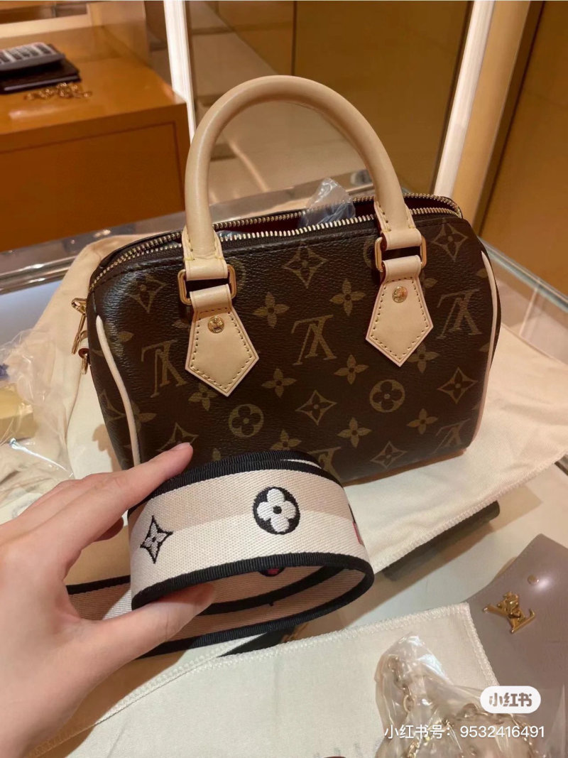 Louis Vuitton Speedy 20 Monogram Handbag - Milk Tea Beige view