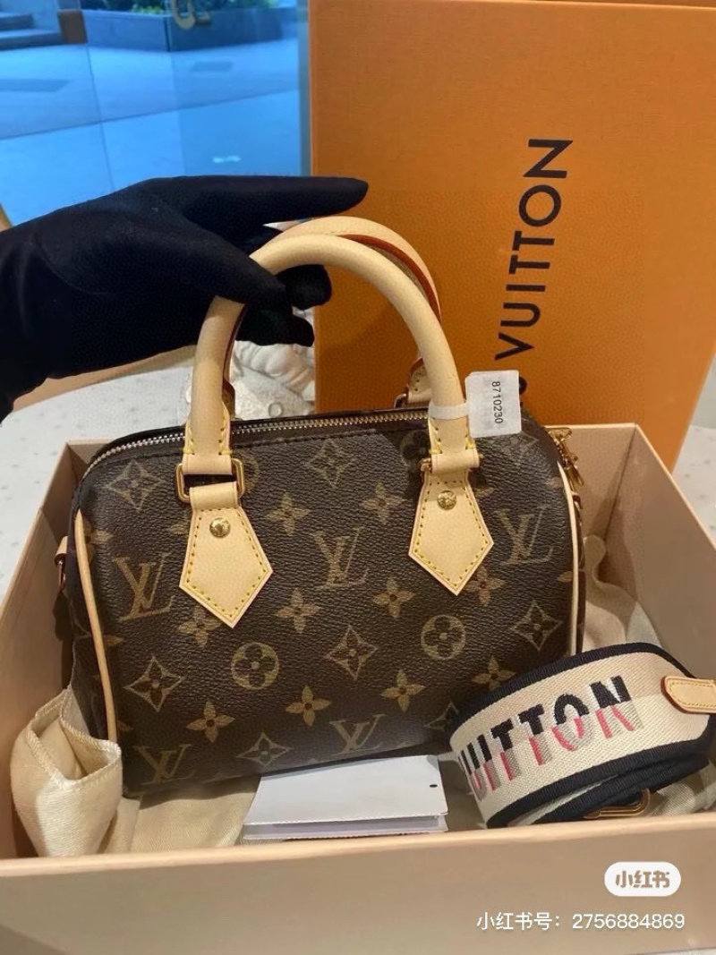 Louis Vuitton Speedy 20 Monogram Handbag - Milk Tea Beige view