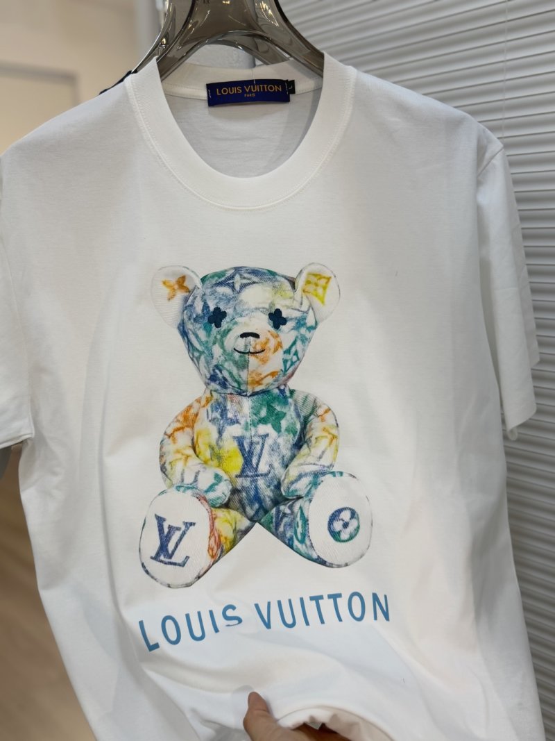 Louis Vuitton Teddy Bear Print Navy T-Shirt