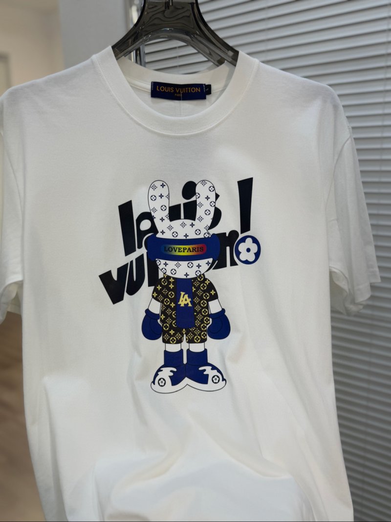 Louis Vuitton Teddy Bear Print Navy T-Shirt view