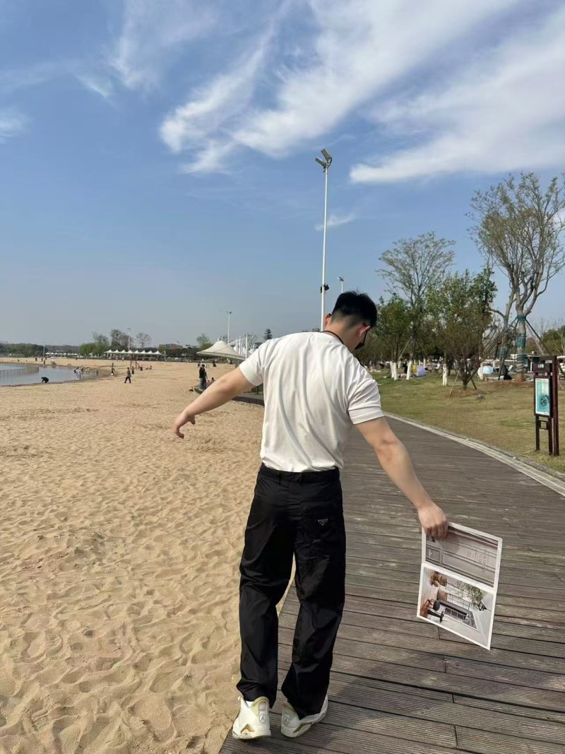 Prada Black Nylon Technical Pants view