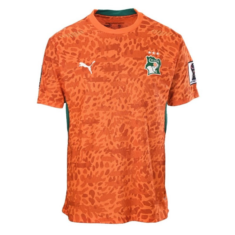 Puma 2026 World Cup National Team Orange Leopard Print Jersey