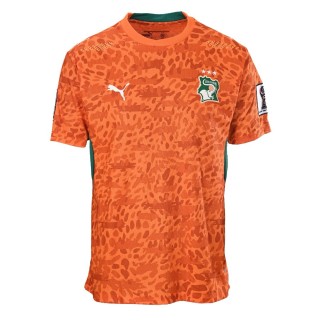 Puma 2026 World Cup National Team Orange Leopard Print Jersey view 1
