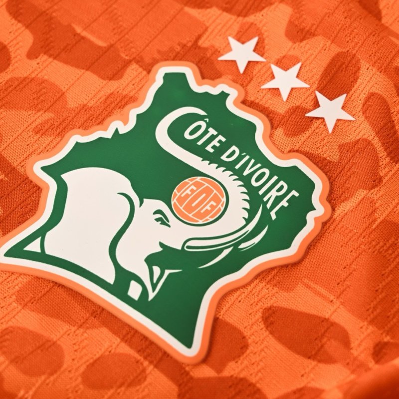 Puma 2026 World Cup National Team Orange Leopard Print Jersey view
