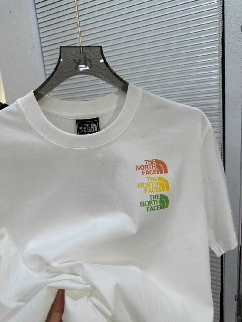 The North Face Multi-Color Logo White T-Shirt