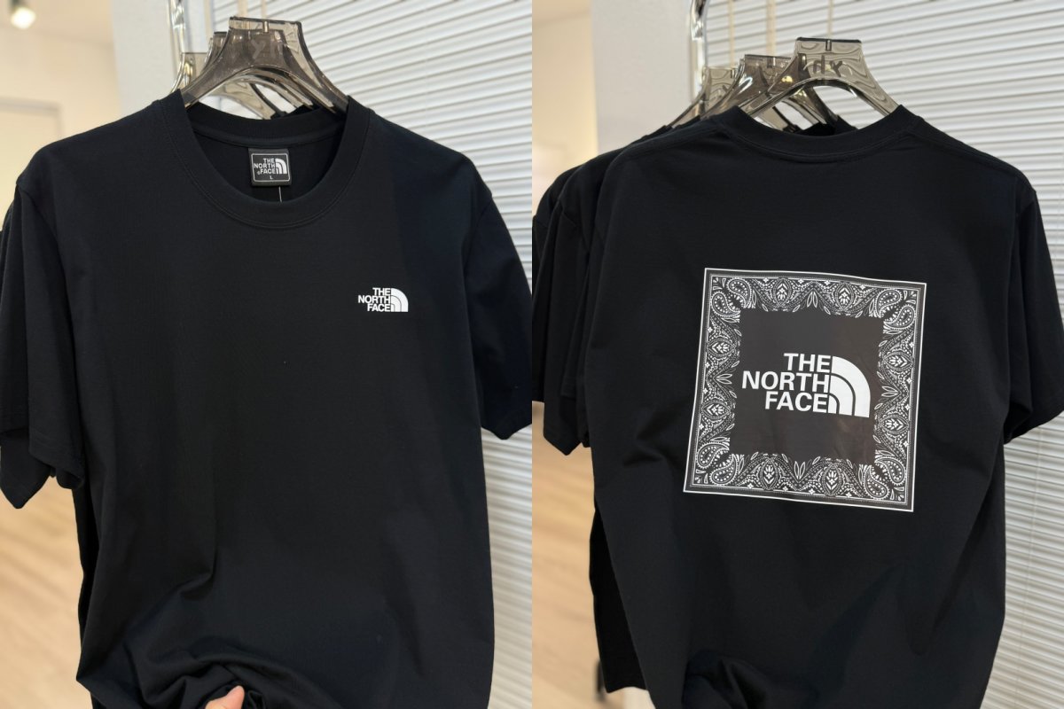 The North Face Multi-Color Logo White T-Shirt view