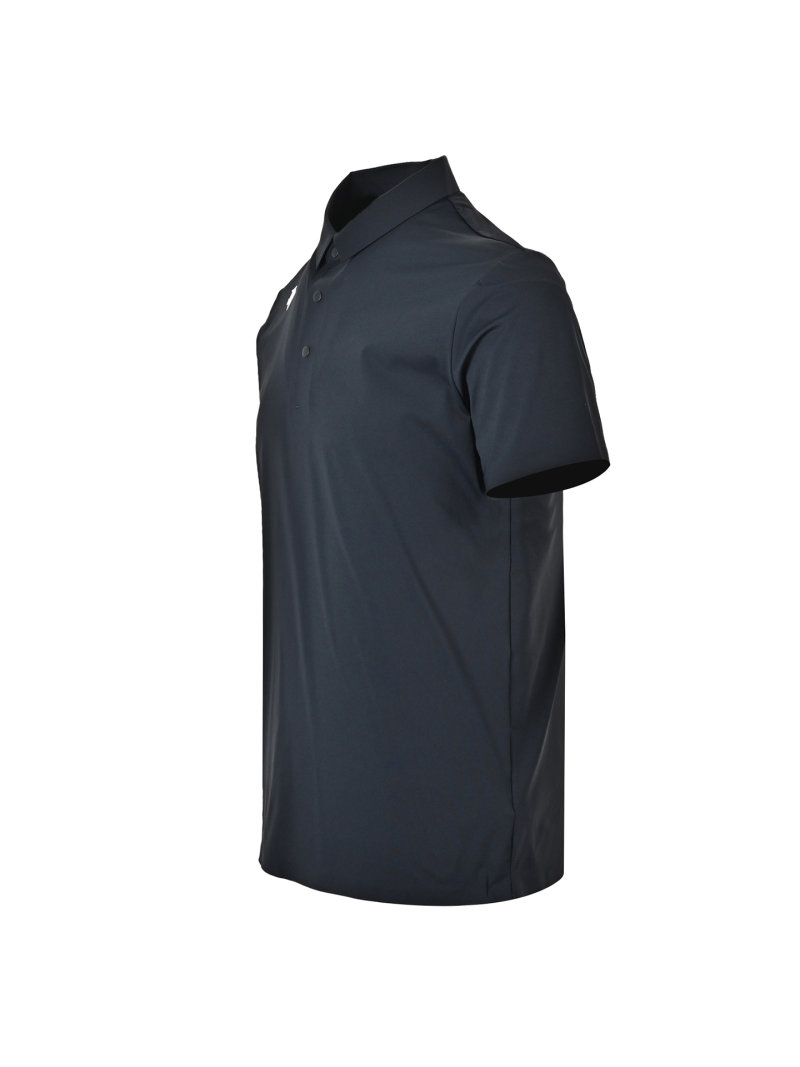 Burberry Navy Short-Sleeve Polo Shirt view