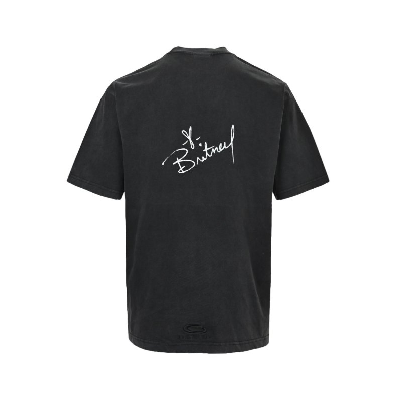 Britney Graphic Print Black T-Shirt view