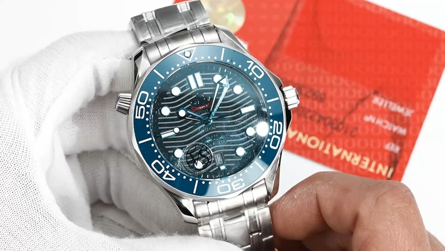 Omega Seamaster Diver 300M Blue Dial Steel Watch