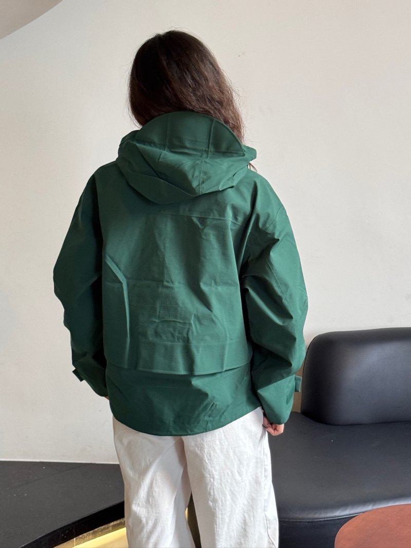 White Windbreaker Shell Jacket view