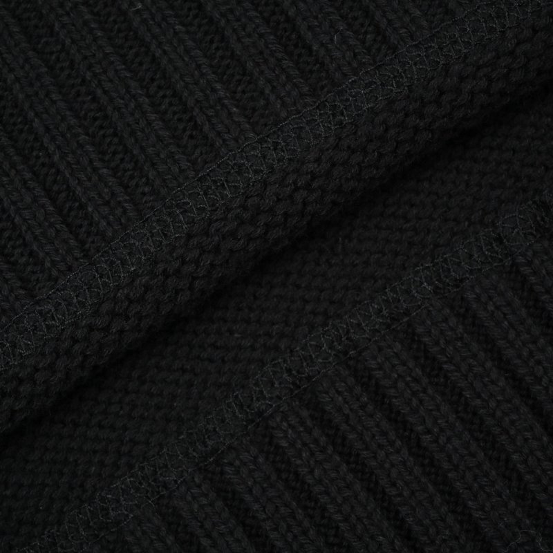 Prada Milano Logo Crew Neck Sweater Black view