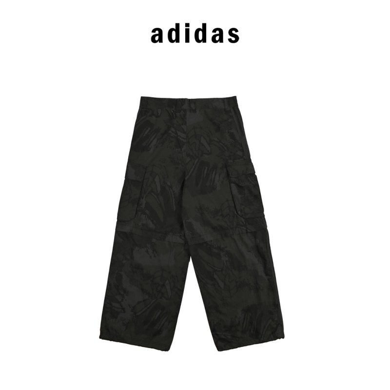 Adidas Originals Zip-Off Cargo Trousers Black Camo view