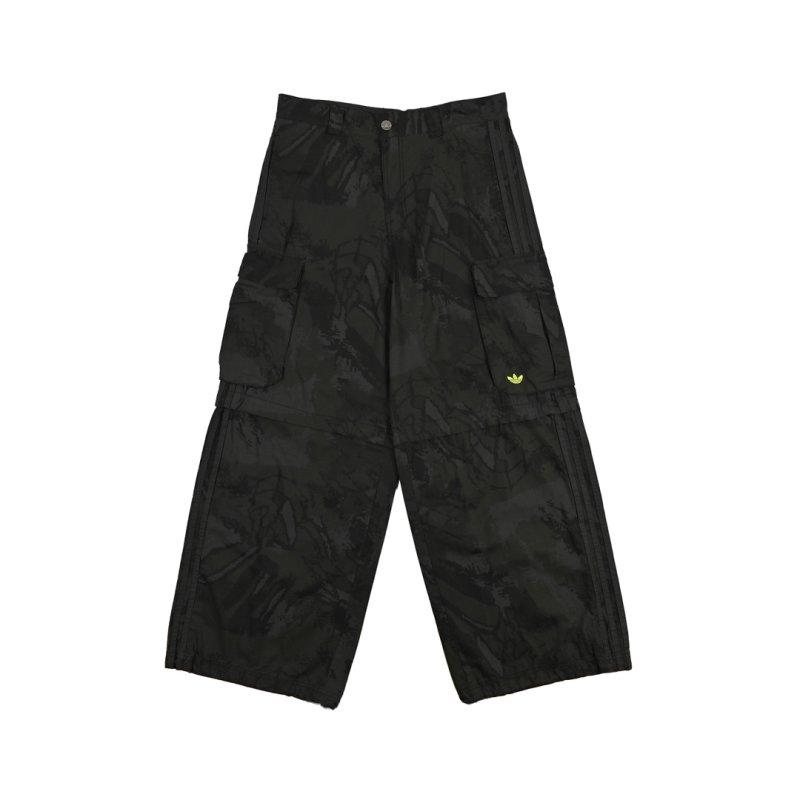Adidas Originals Zip-Off Cargo Trousers Black Camo view