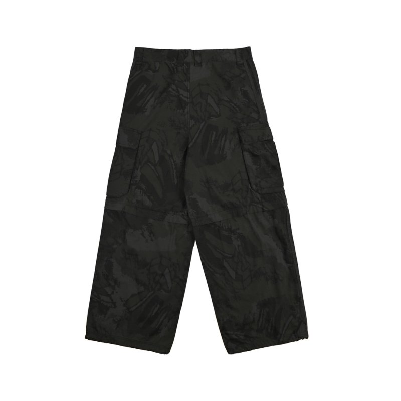 Adidas Originals Zip-Off Cargo Trousers Black Camo view