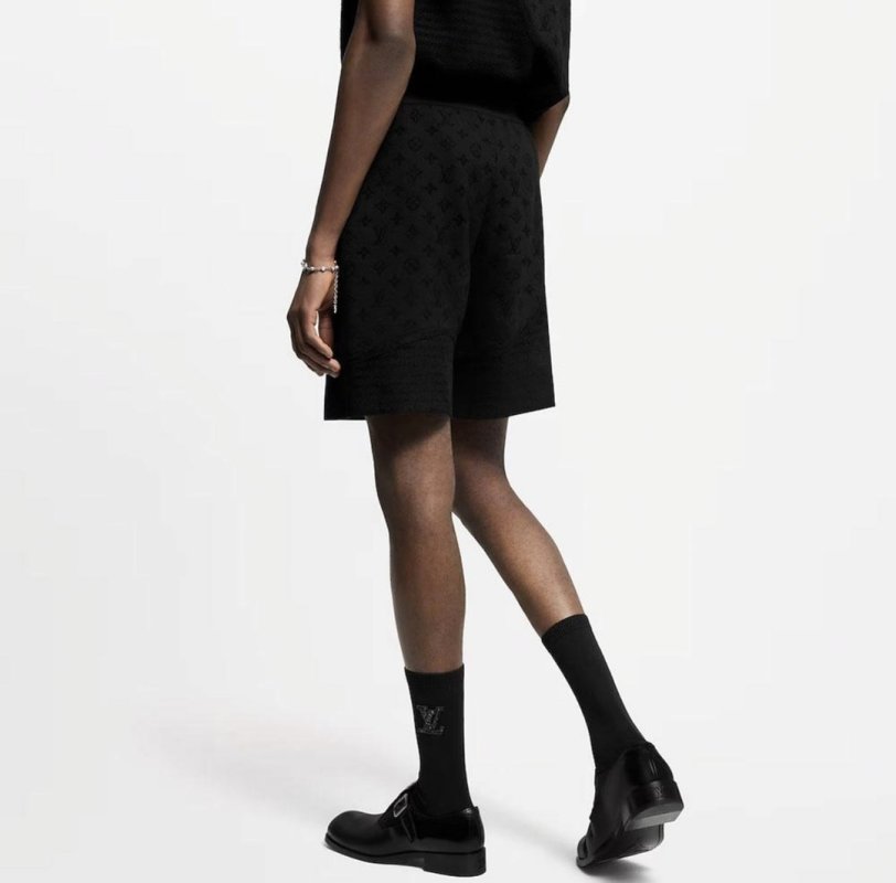 Essentials Fear of God Monogram Shorts Black view