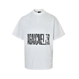 Balenciaga Letter Print White T-Shirt