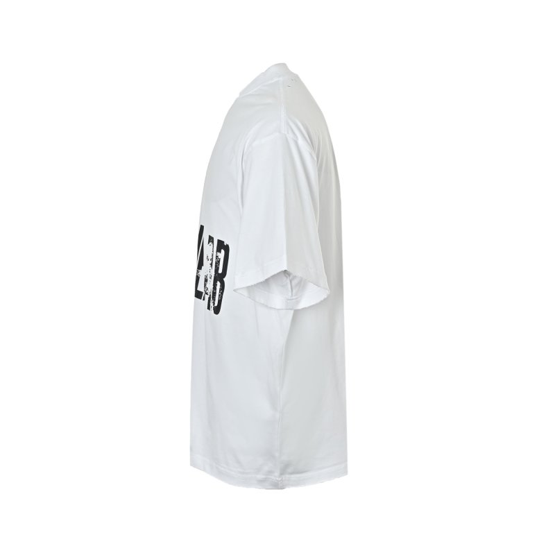Oversized White Graphic Print T-Shirt view