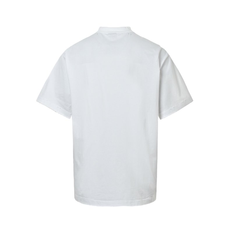 Oversized White Graphic Print T-Shirt view