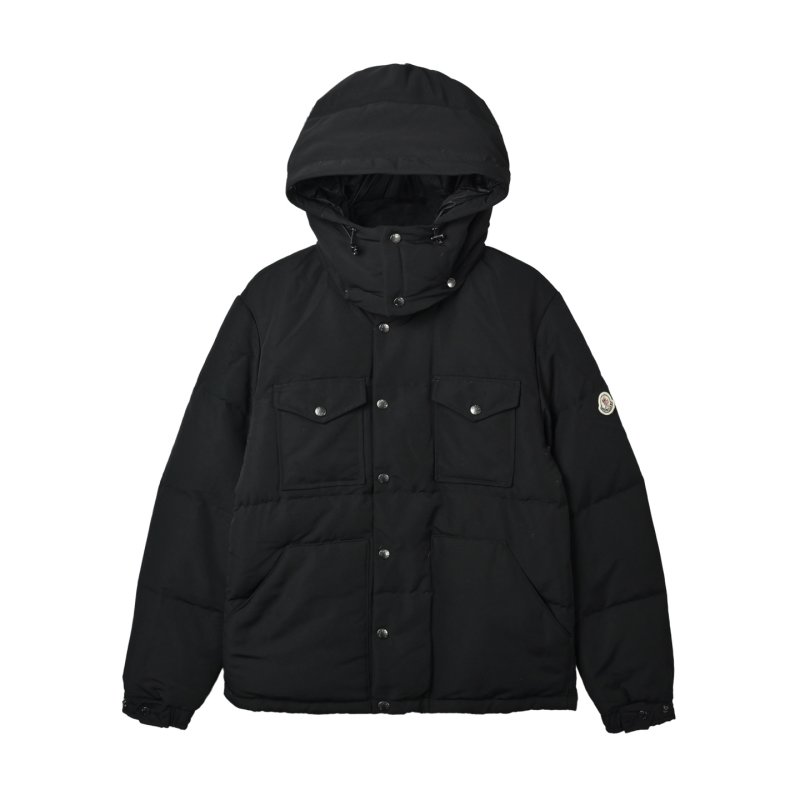 Black Oversized Puffer Down Jacket view
