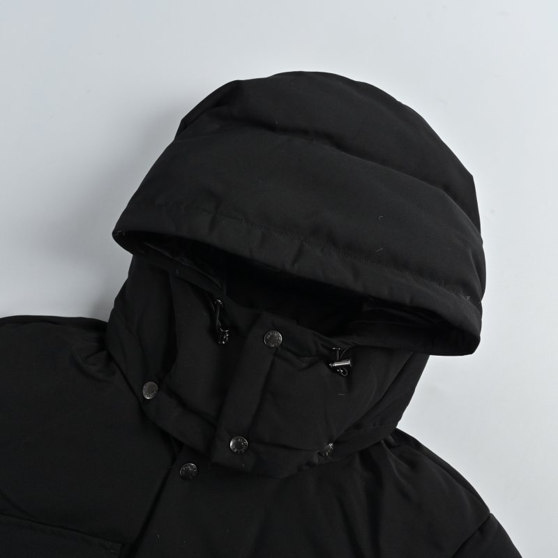 Black Oversized Puffer Down Jacket view