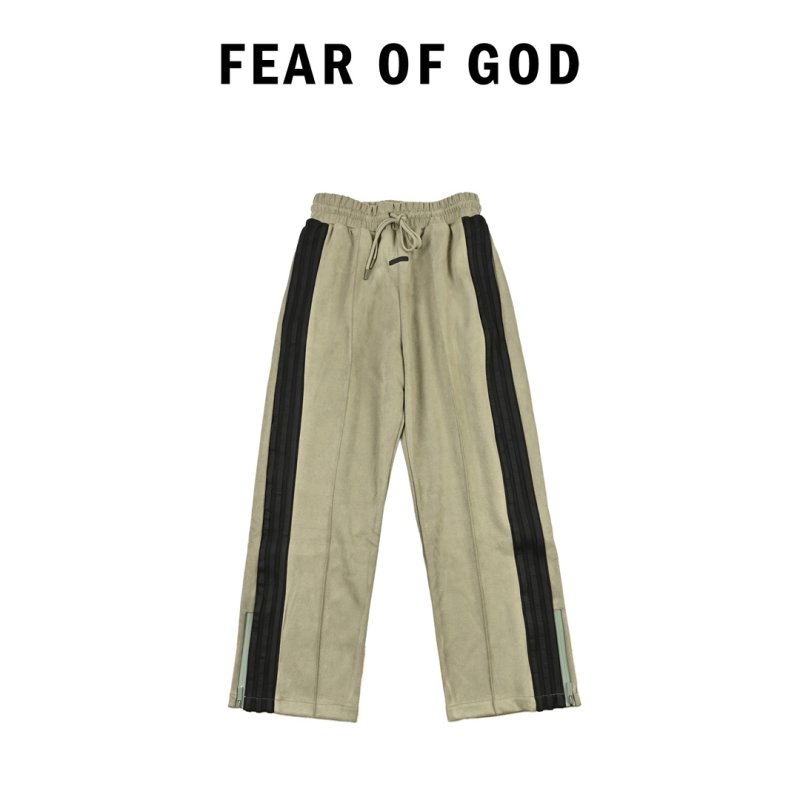 Essentials Fear of God Dual-Stripe Track Pants Grey view