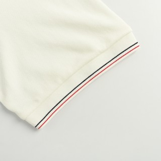 Prada Red Embroidered Logo Short Sleeve Polo Shirt view 7