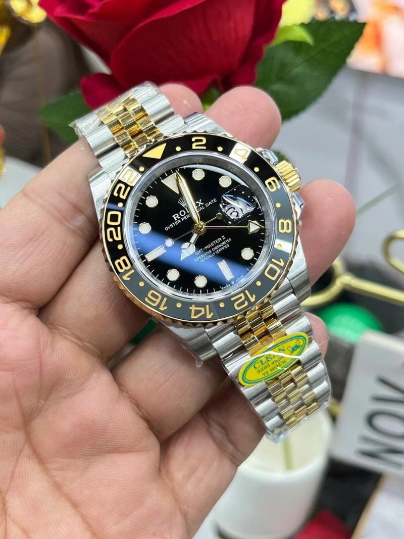 Rolex GMT-Master II Black Dial Two-Tone 40mm view