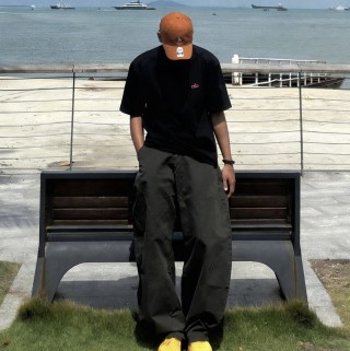 Alo Black Short Sleeve T-Shirt view 6