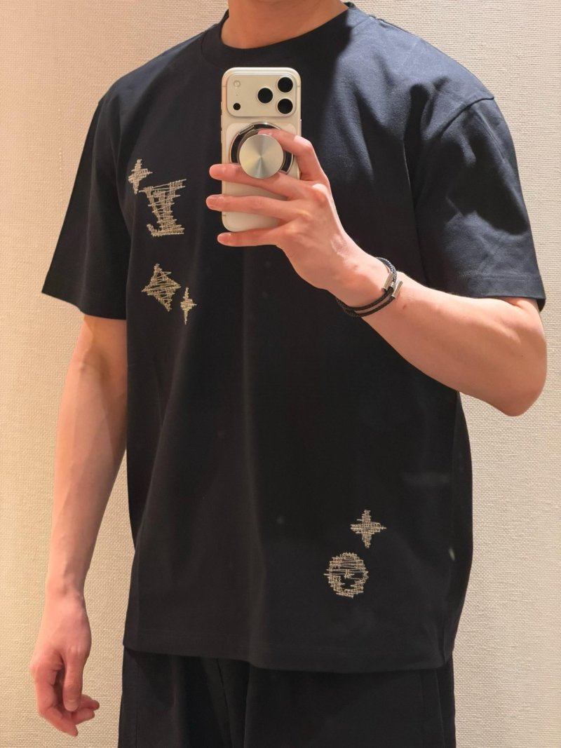 Chrome Hearts Black Gold Cross Graphic T-Shirt