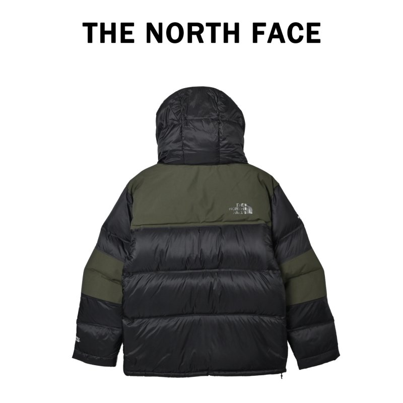 The North Face Summit Pro Down Jacket Black/Olive Colorblock view