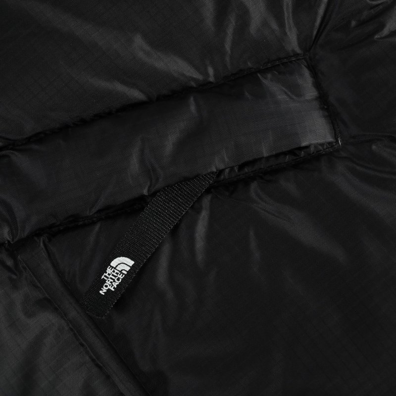 The North Face Black & Olive Colorblock Down Puffer Jacket view