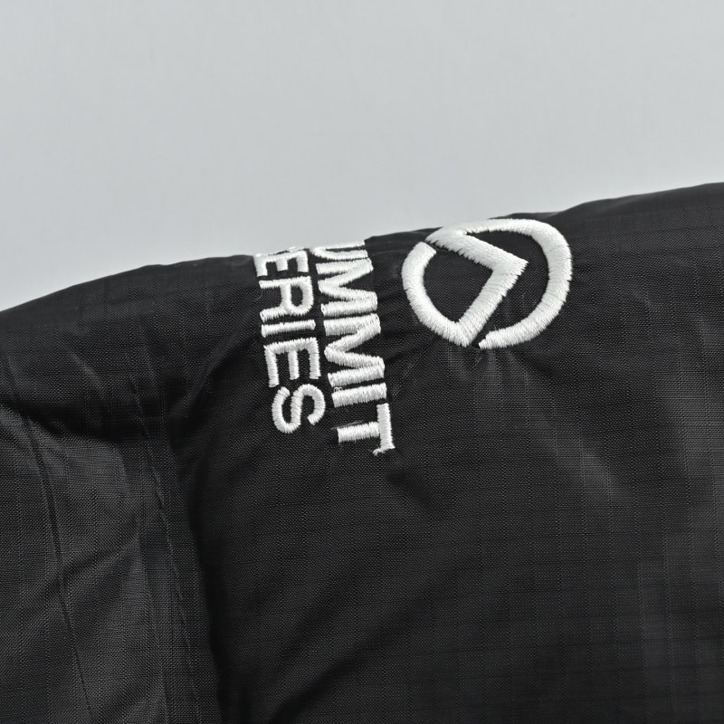 The North Face Summit Pro Down Jacket Black/Olive Colorblock view