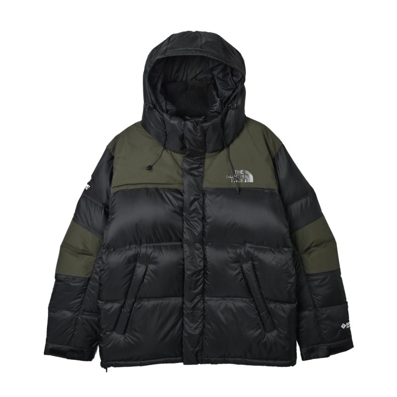 The North Face Black & Olive Colorblock Down Puffer Jacket view